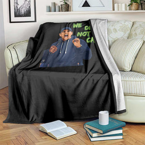 We Did Not Care Funny Hype Coach Throw Blanket Blunt Post-Game Comment TS02 Print Your Wear