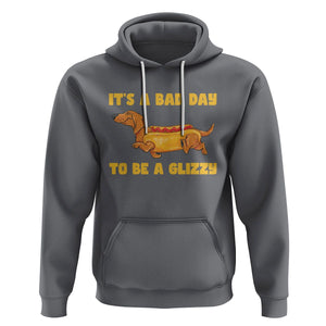 Hot Dog Lover Hoodie Its A Bad Day To Be A Glizzy Funny Wiener Meme TS02 Charcoal Printyourwear