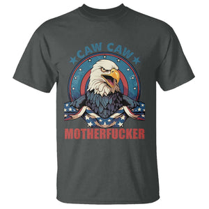 American Eagle T Shirt Caw Caw Motherfucker TS02 Dark Heather Print Your Wear