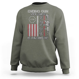 Ending Gun Violence We The People Is Patriotic Sweatshirt TS02 Printyourwear