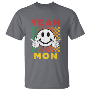 Yeah Mon Funny Caribbean Jamaican No Problem Jamaica Reggae T Shirt TS02 Charcoal Printyourwear