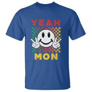 Yeah Mon Funny Caribbean Jamaican No Problem Jamaica Reggae T Shirt TS02 Royal Blue Printyourwear