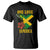 One Love Jamaica Flag Jamaican Caribbean Love Jamaica Reggae T Shirt TS02 Black Printyourwear