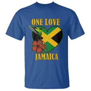 One Love Jamaica Flag Jamaican Caribbean Love Jamaica Reggae T Shirt TS02 Royal Blue Printyourwear