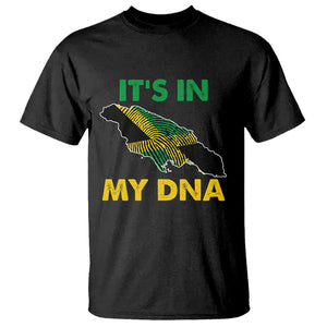 It's In My DNA Proud Jamaican Flag Map Jamaica Reggae T Shirt TS02 Black Printyourwear