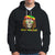 Wah Gwaan Jamaican Skull Pride Jamaica Flag Reggae Vacation Hoodie TS02 Black Printyourwear