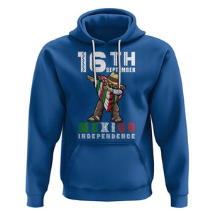 Mexican Independence Day Hoodie Dabbing Celebrate 16th September Viva Mexico Latino Hispanic Heritage TS02 Royal Blue Printyourwear