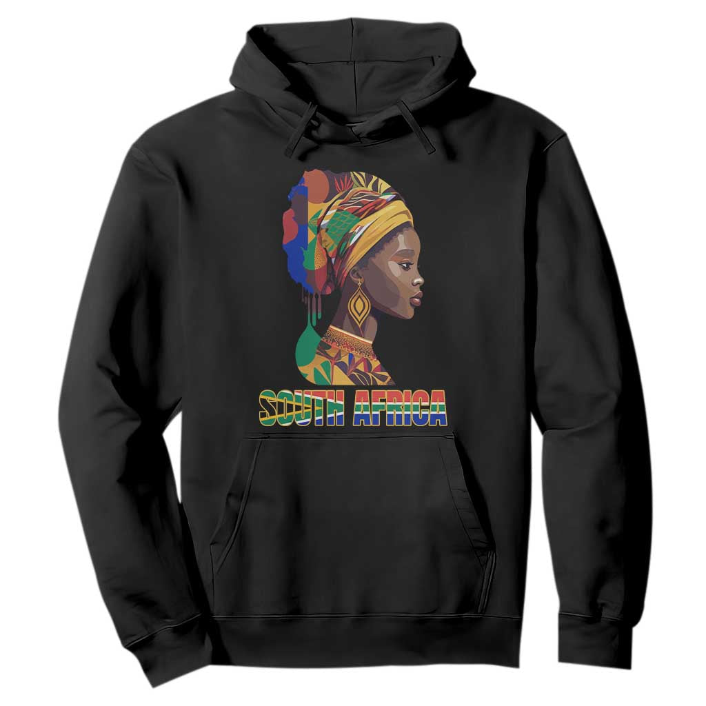 South African Women Hoodie South Africa Pride Black Africans Coloureds TS02 Black Printyourwear