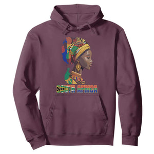 South African Women Hoodie South Africa Pride Black Africans Coloureds TS02 Maroon Printyourwear