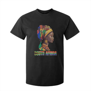 South Africa Pride T Shirt For Kid Black African Woman TS02 Black Print Your Wear
