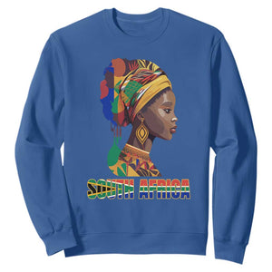 South African Women Sweatshirt South Africa Pride Black Africans Coloureds TS02 Royal Blue Printyourwear