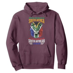 South Africa Pride Hoodie You Can Never Take The South African Out Of Me TS02 Maroon Printyourwear