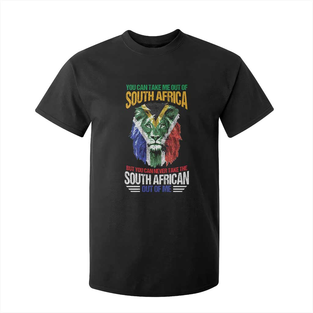 South Africa Pride T Shirt For Kid You Can Never Take The South African Out Of Me TS02 Black Print Your Wear