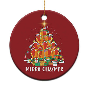 Merry Glizzmas Christmas Ornament Funny Hotdog Christmas Tree TS02 Print Your Wear