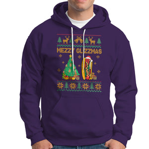 Merry Glizzmas Hoodie Funny Hotdog Xmas Tree Hot Ugly Christmas TS02 Purple Printyourwear