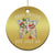 Skeleton Christmas Christmas Ornament Dead Inside But Jolly AF Xmas Vibe TS02 Print Your Wear