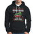 Funny Christmas Hoodie Bend Over And I'll Show You Merry Xmas Tree Ugly Sweater TS02 Black Printyourwear