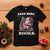 Reading Santa T Shirt Read More Books Funny Christmas Teacher Student Book Lovers TS02 Black Printyourwear