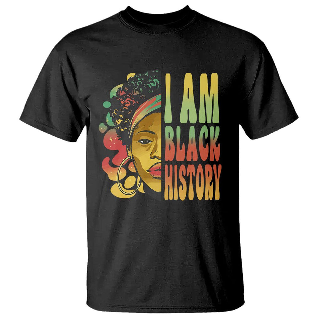 I Am Black History Month T Shirt African American Pride Black Woman TS02 Black Printyourwear