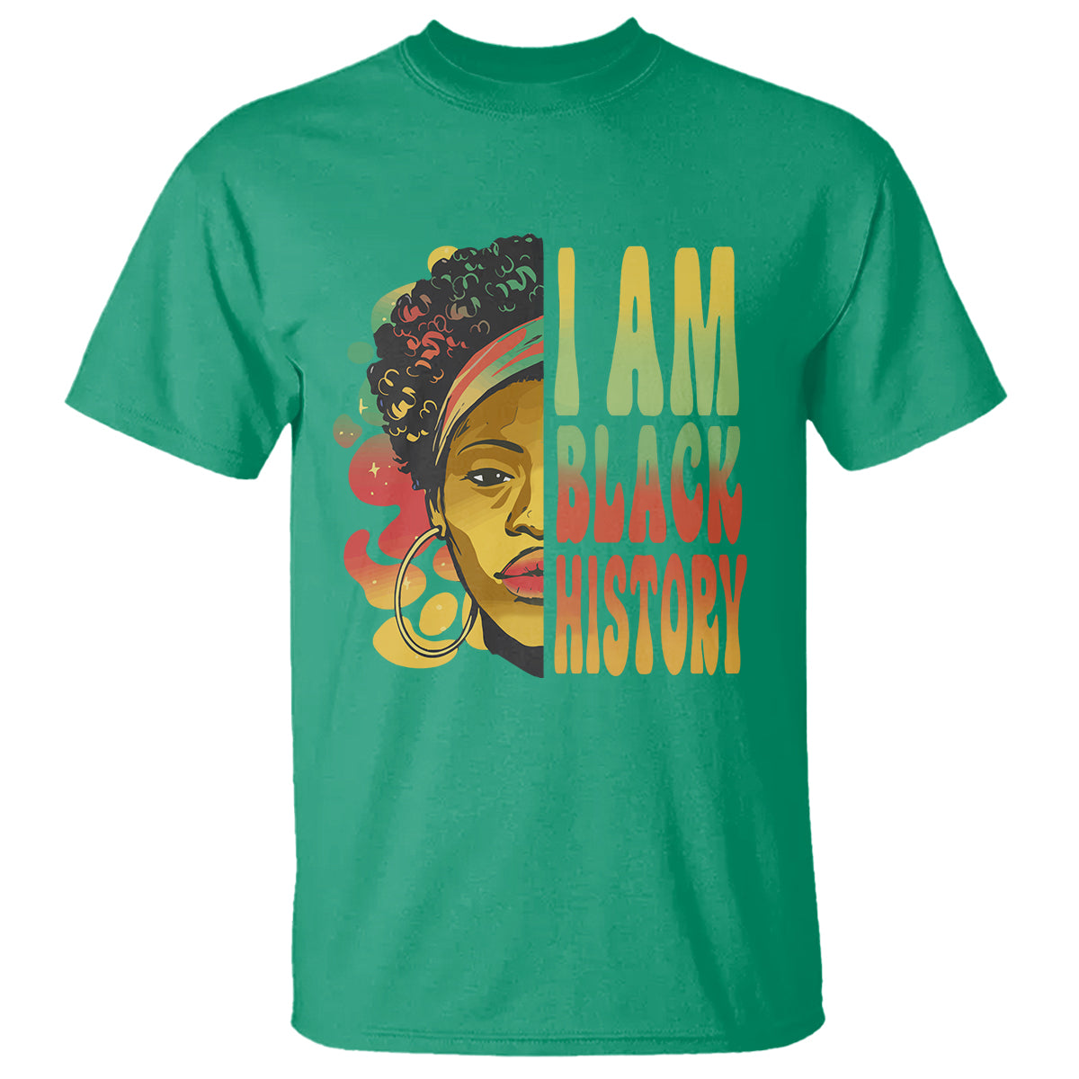 I Am Black History Month T Shirt African American Pride Black Woman ...