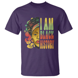 I Am Black History Month T Shirt African American Pride Black Woman TS02 Purple Printyourwear