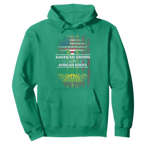 African American Pride Hoodie American Grown With African Roots African American Flag Tree TS02 Irish Green Print Your Wear