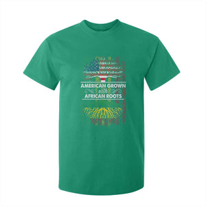 African American Pride T Shirt For Kid American Grown With African Roots African American Flag Tree TS02 Irish Green Print Your Wear