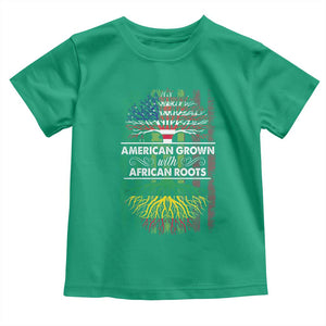 African American Pride Toddler T Shirt American Grown With African Roots African American Flag Tree TS02 Irish Green Print Your Wear