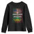 African American Pride Youth Sweatshirt American Grown With African Roots African American Flag Tree TS02 Black Print Your Wear