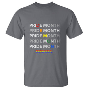 Pride Month Demon T Shirt LGBT History Month LGBTQ Support TS02 Charcoal Printyourwear