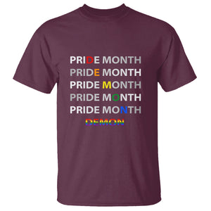 Pride Month Demon T Shirt LGBT History Month LGBTQ Support TS02 Maroon Printyourwear