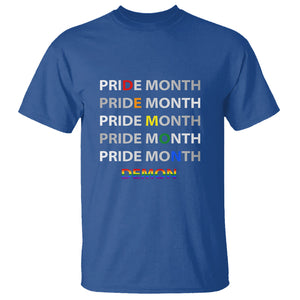 Pride Month Demon T Shirt LGBT History Month LGBTQ Support TS02 Royal Blue Printyourwear
