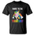 LGBT Cute Unicorn T Shirt Dare To Be Yourself LGBTQ Gay Pride Flag Rainbow TS02 Black Printyourwear