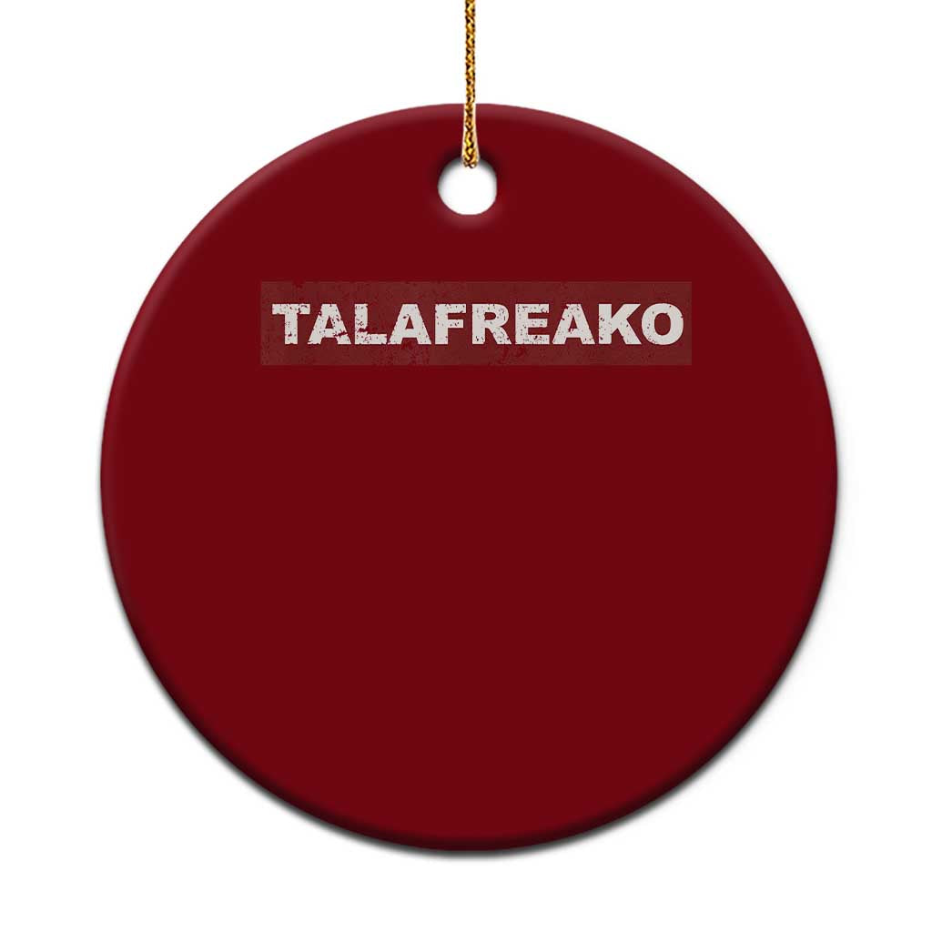 Proud Talafreako Ceramic Ornament James Talarico Voter Political Supporter TS02 1pc Red Print Your Wear