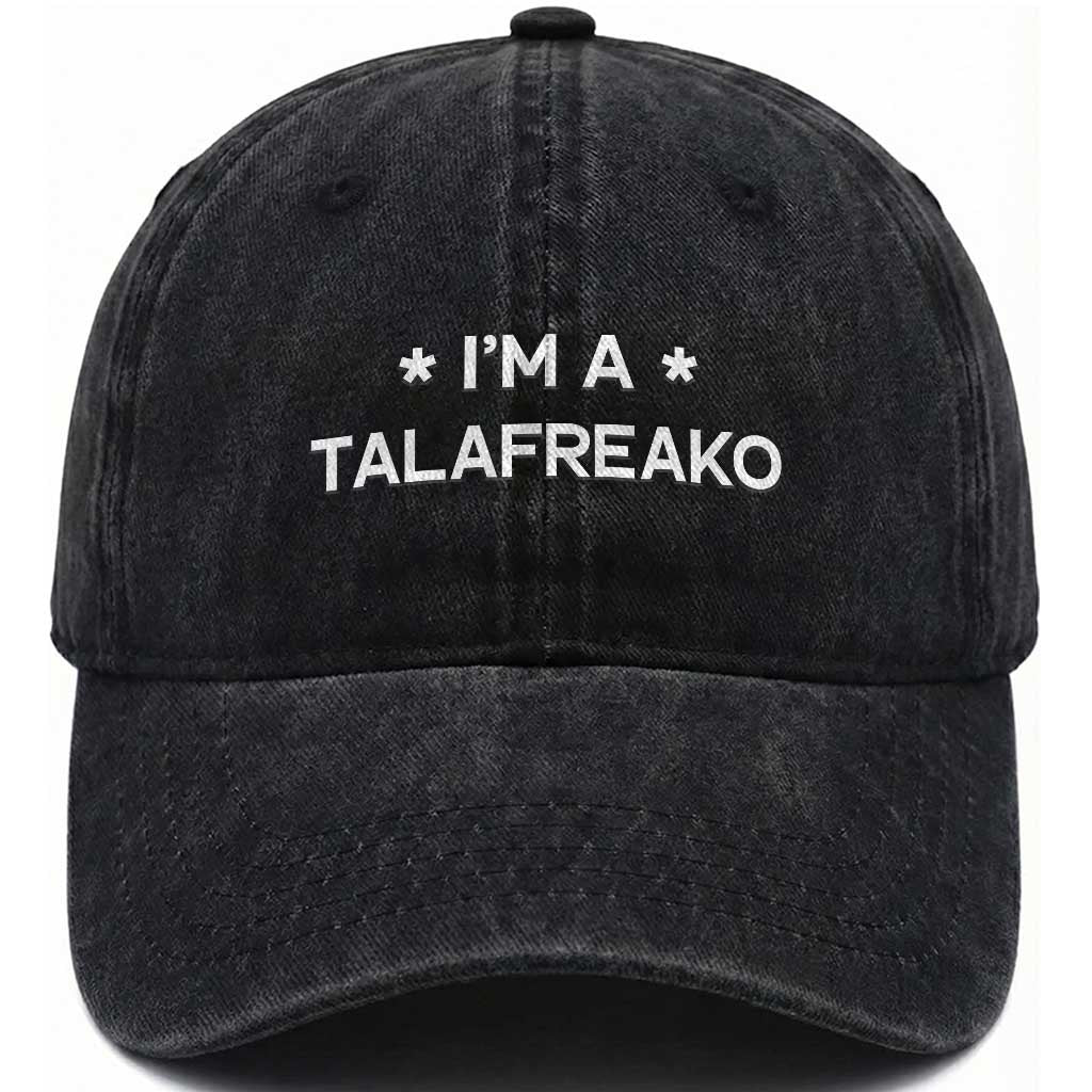 I'm A Talafreako Washed Cotton Baseball Cap Funny Texas James Talarico Voter Political Supporter TS02 Print Your Wear