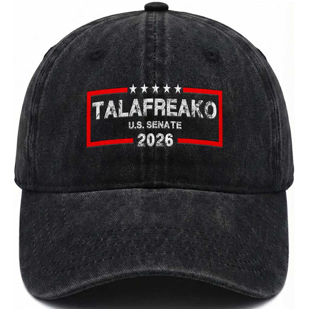 Talafreako U.S. Senate 2026 Washed Cotton Baseball Cap James Talarico Voter Political Supporter TS02 Print Your Wear
