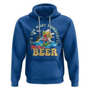 Funny Christmas in July Drinking Hoodie It's The Most Wonderful Time For A Beer TS02 Royal Blue Printyourwear