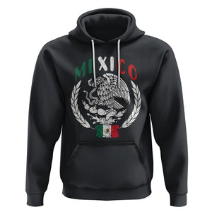 Mexican Flag Eagle Hoodie Viva Mexico Latino Hispanic Heritage TS02 Black Printyourwear