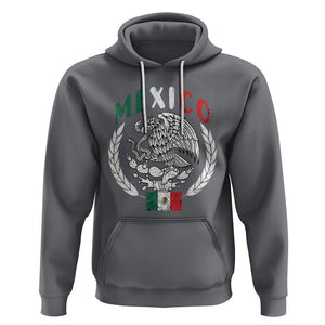 Mexican Flag Eagle Hoodie Viva Mexico Latino Hispanic Heritage TS02 Charcoal Printyourwear