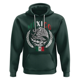 Mexican Flag Eagle Hoodie Viva Mexico Latino Hispanic Heritage TS02 Dark Forest Green Printyourwear