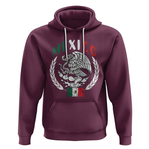 Mexican Flag Eagle Hoodie Viva Mexico Latino Hispanic Heritage TS02 Maroon Printyourwear