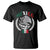 Mexican Flag Eagle T Shirt Viva Mexico Latino Hispanic Heritage TS02 Black Printyourwear