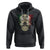 Mexican Sugar Skull Hoodie Mexico Flag Butterfly Latino Hispanic Heritage TS02 Black Printyourwear