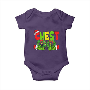 Christmas Couples Baby Onesie Chestnuts Xmas Matching Family Funny Chest Skeleton TS02 Purple Print Your Wear