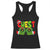 Christmas Couples Racerback Tank Top Chestnuts Xmas Matching Family Funny Chest Skeleton TS02 Black Print Your Wear