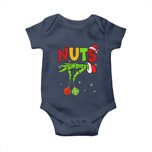 Christmas Couples Baby Onesie Chestnuts Xmas Matching Family Funny Nuts Skeleton TS02 Navy Print Your Wear