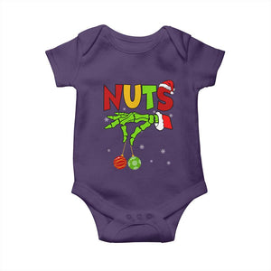 Christmas Couples Baby Onesie Chestnuts Xmas Matching Family Funny Nuts Skeleton TS02 Purple Print Your Wear