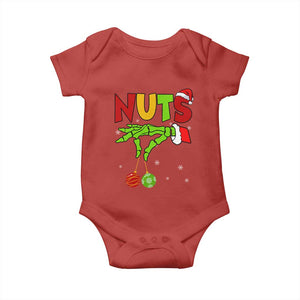 Christmas Couples Baby Onesie Chestnuts Xmas Matching Family Funny Nuts Skeleton TS02 Red Print Your Wear