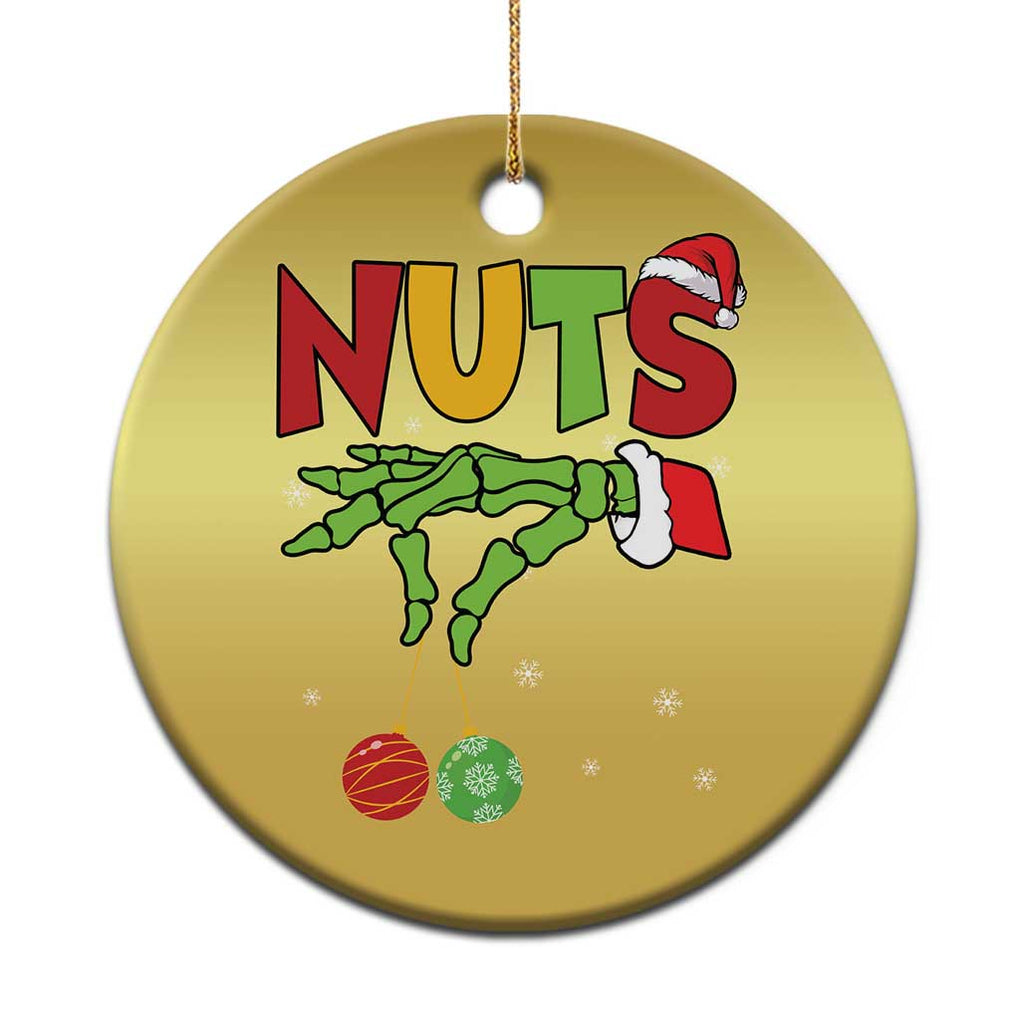 Christmas Couples Christmas Ornament Chestnuts Xmas Matching Family Funny Nuts Skeleton TS02 Print Your Wear