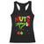 Christmas Couples Racerback Tank Top Chestnuts Xmas Matching Family Funny Nuts Skeleton TS02 Black Print Your Wear